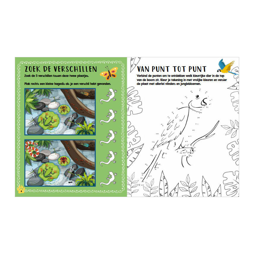 Rebo publishers doeboek jungle - 1000 stickers