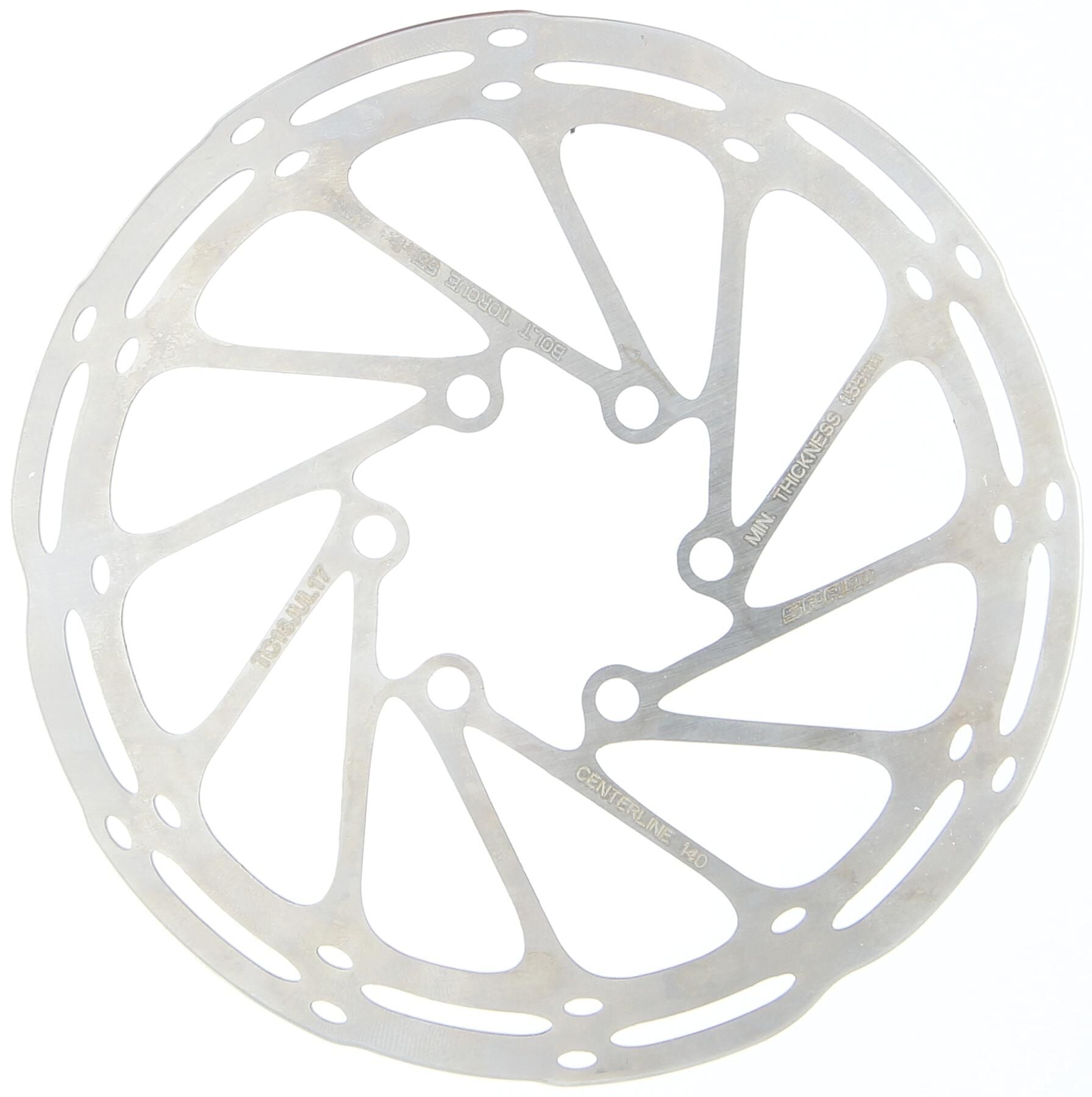 Sram remschijf centerline rotor ceterline stain.steel,rounded,140mm