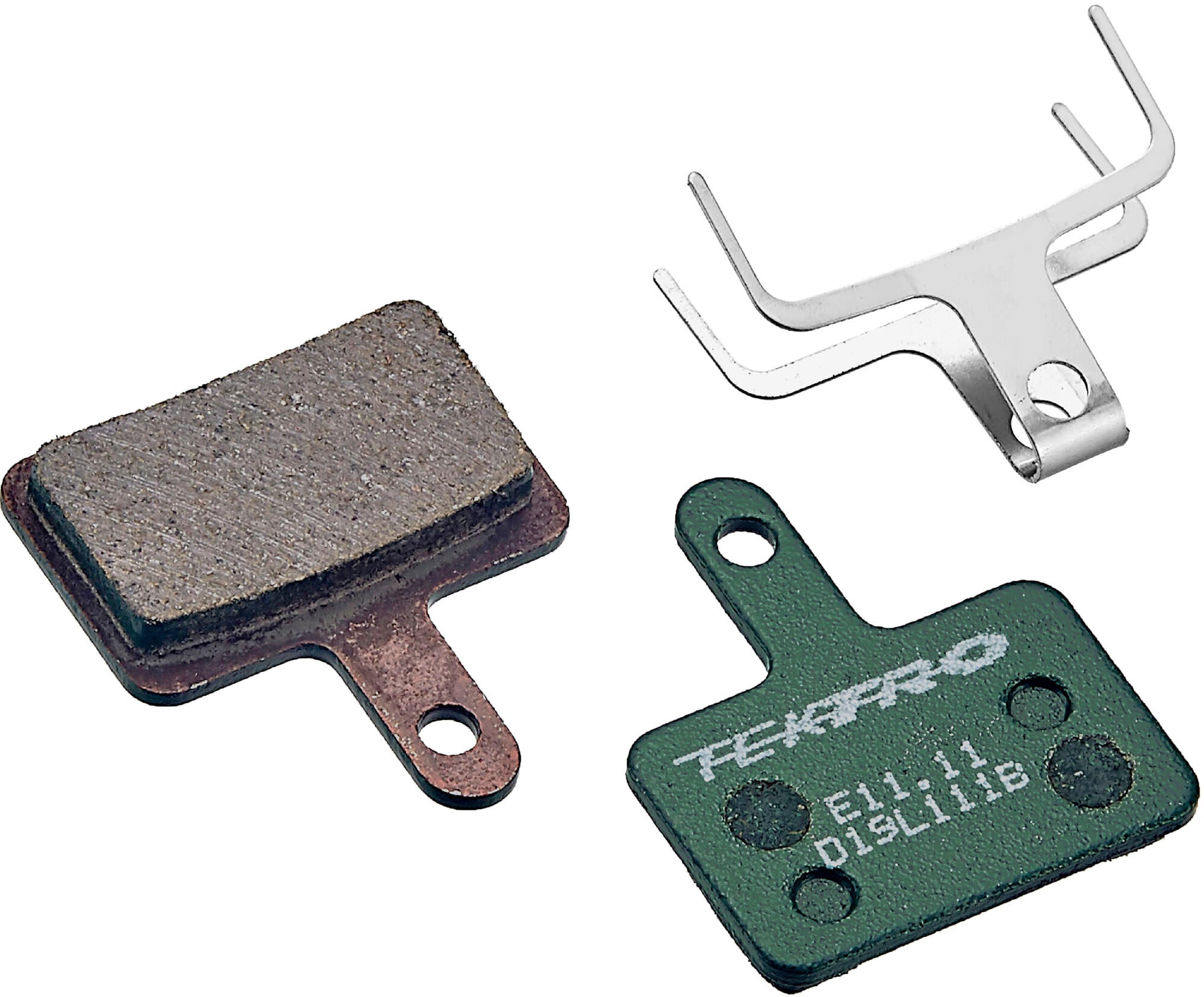 Tektro schijfrem rempad e1111 2-zuiger 5 mm geluidsarm hars