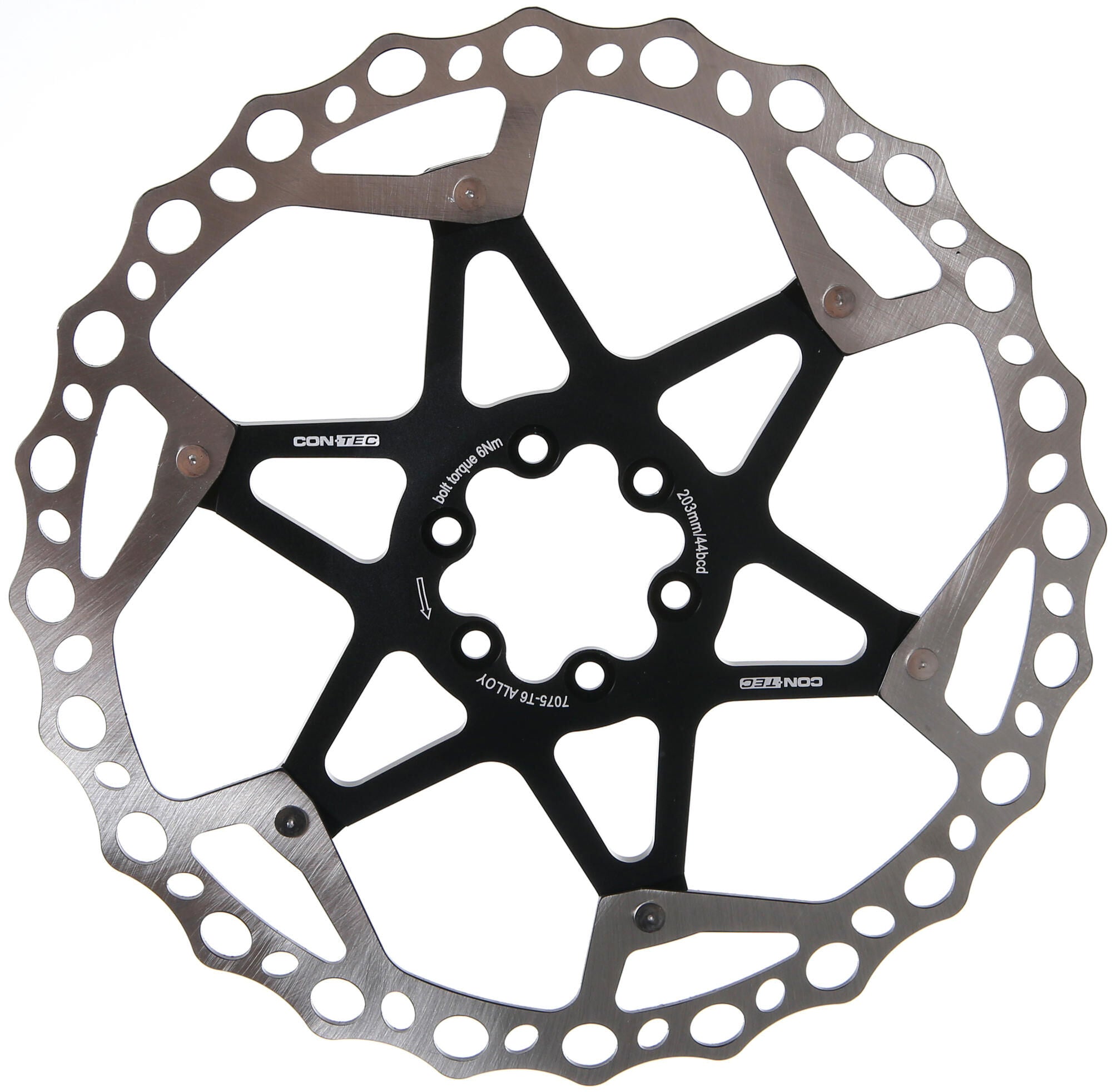 Contec remschijf cdr-hd 2 ct disc br. rotor cdr-hd2 203 mm 2-parts 6-hole