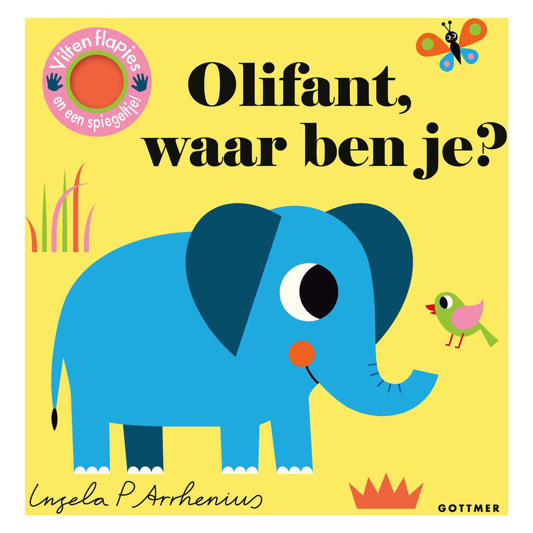Gottmer uitgevers groep olifant, waar ben je? flapjesboek. 2+