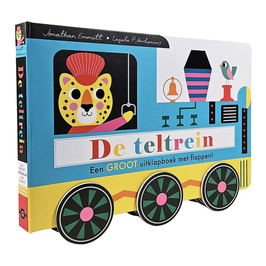 Gottmer uitgevers groep kartonboek: de teltrein. 2+
