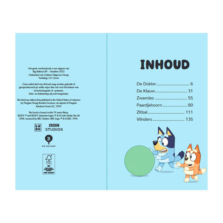 Gottmer uitgevers groep bluey het grote voorleesboek