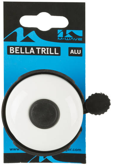 Sonnette de vélo M-Wave Bella Trill ø53mm - blanc