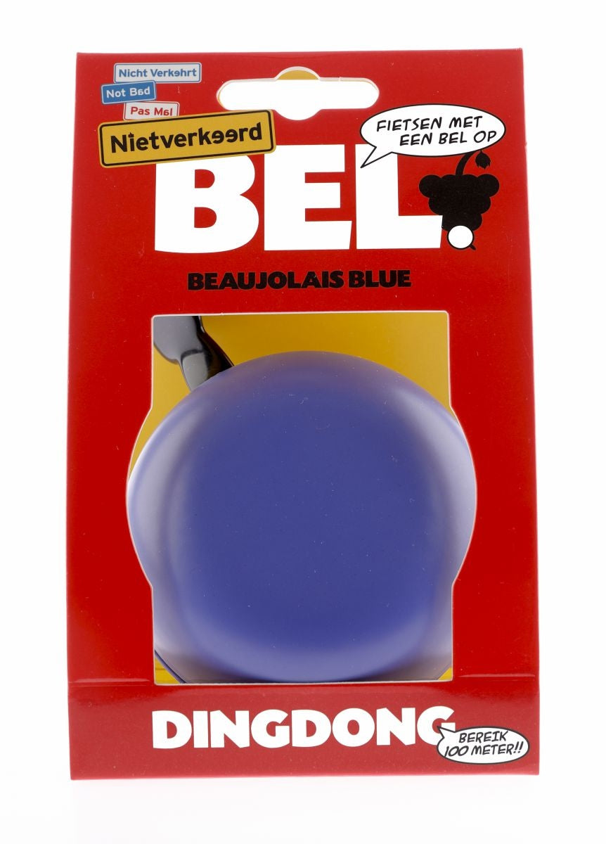 Nietverkeerd bel 80mm Ding Dong beaujolais blauw