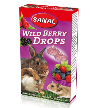 Sanal Knaagdier 3-pack druppels yoghurtsalade wilde bes