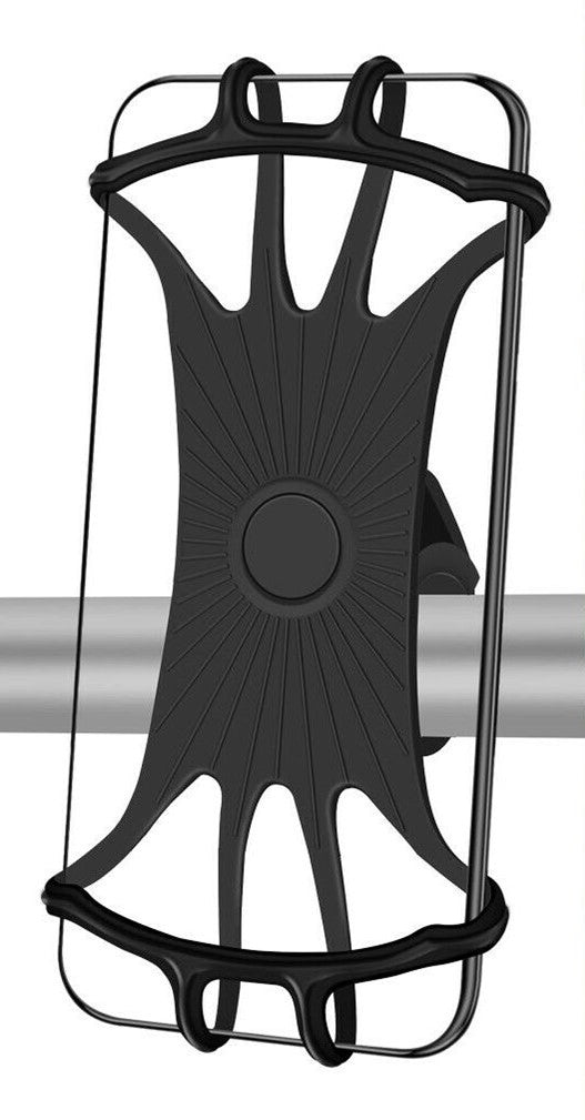 Edge telefoonhouder ez fit - 360° - siliconen - zwart