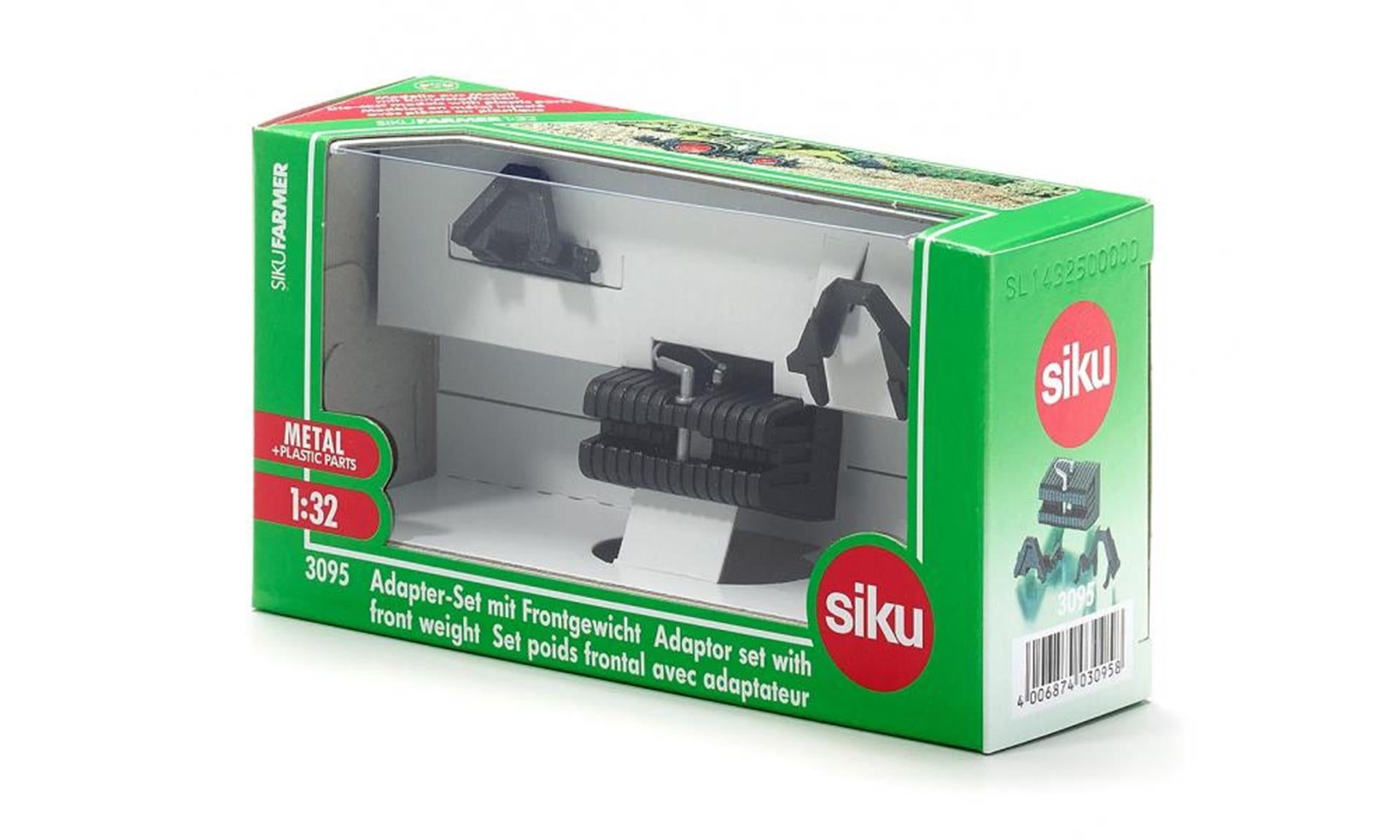 Siku 3095 adapterset met frontgewicht