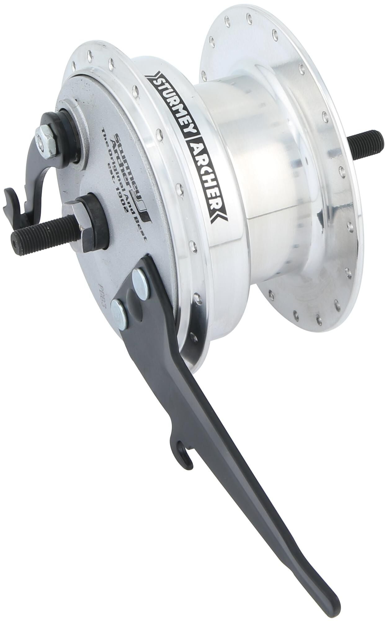 Sturmey archer naafdynamo xl-fdd 3,0 nabendyn. w.brake drum 90mm fl.