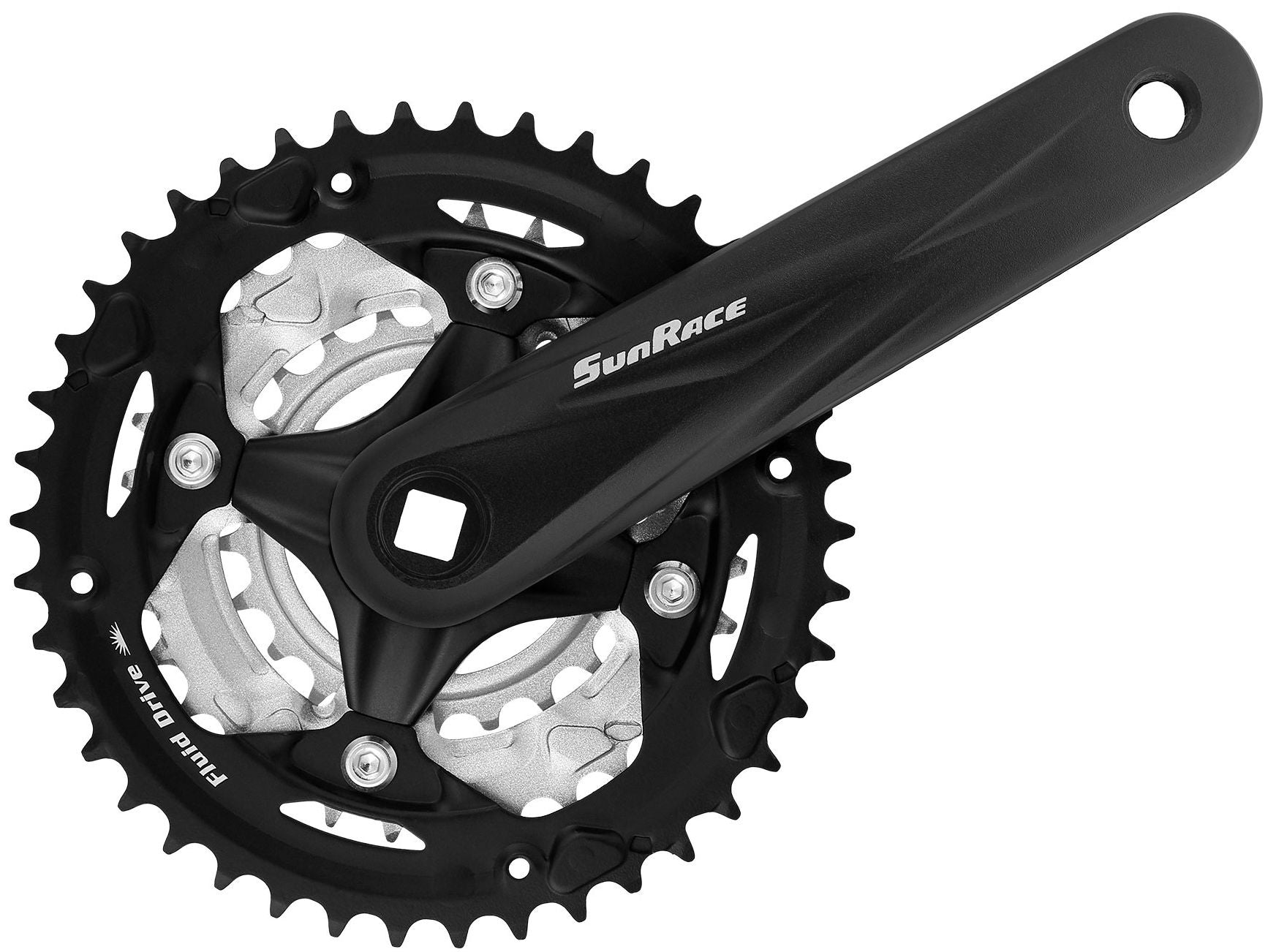 Sunrace crankstel 7 8 speed 42 32 22t - - 2mm fcm600