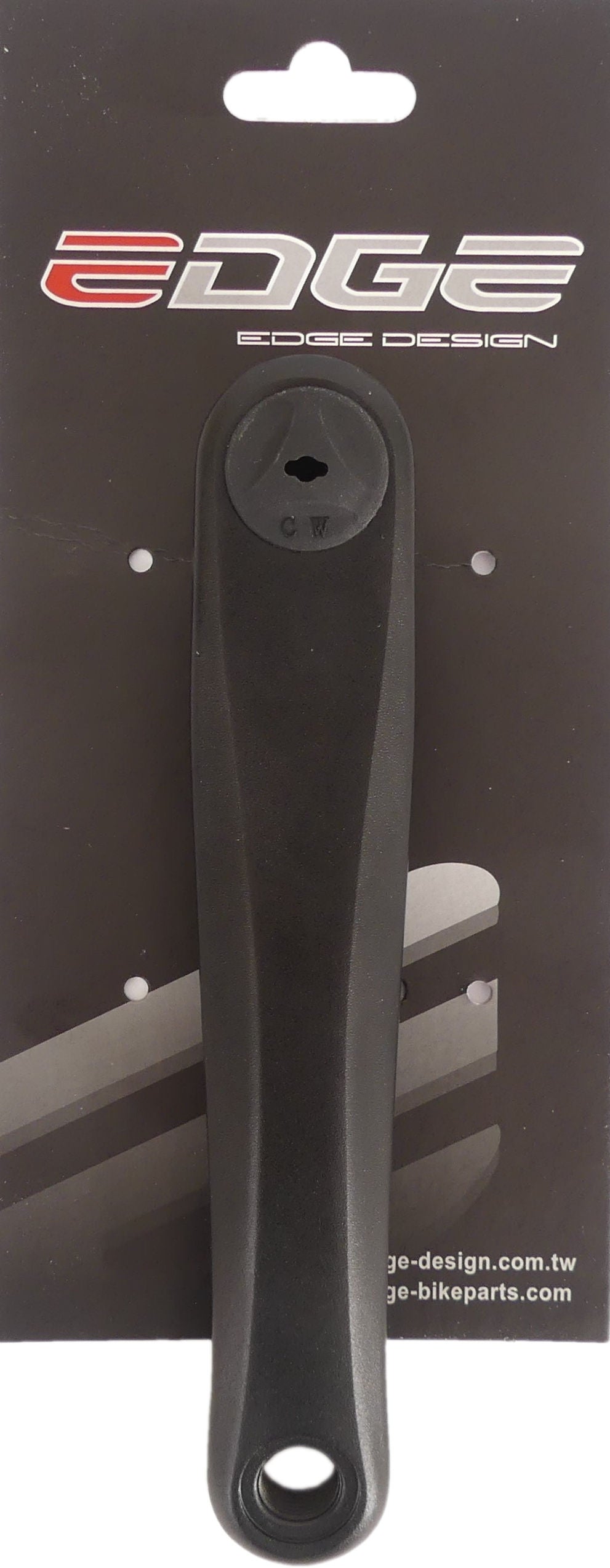 Crankarmlinks Edge ATB 170mm aluminium - zwart