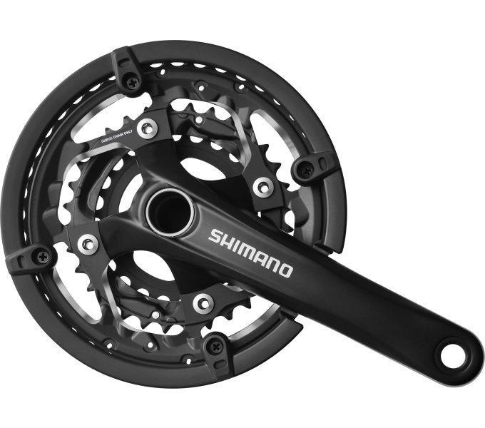 Shimano crankstel 3 x 10-speed trekking fc-t551 met 175mm crankarm 44-32-24t - incl. bb52 - zwart