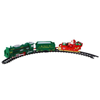 No brand kersttrein met licht en geluid 25 delig | 2 stuks