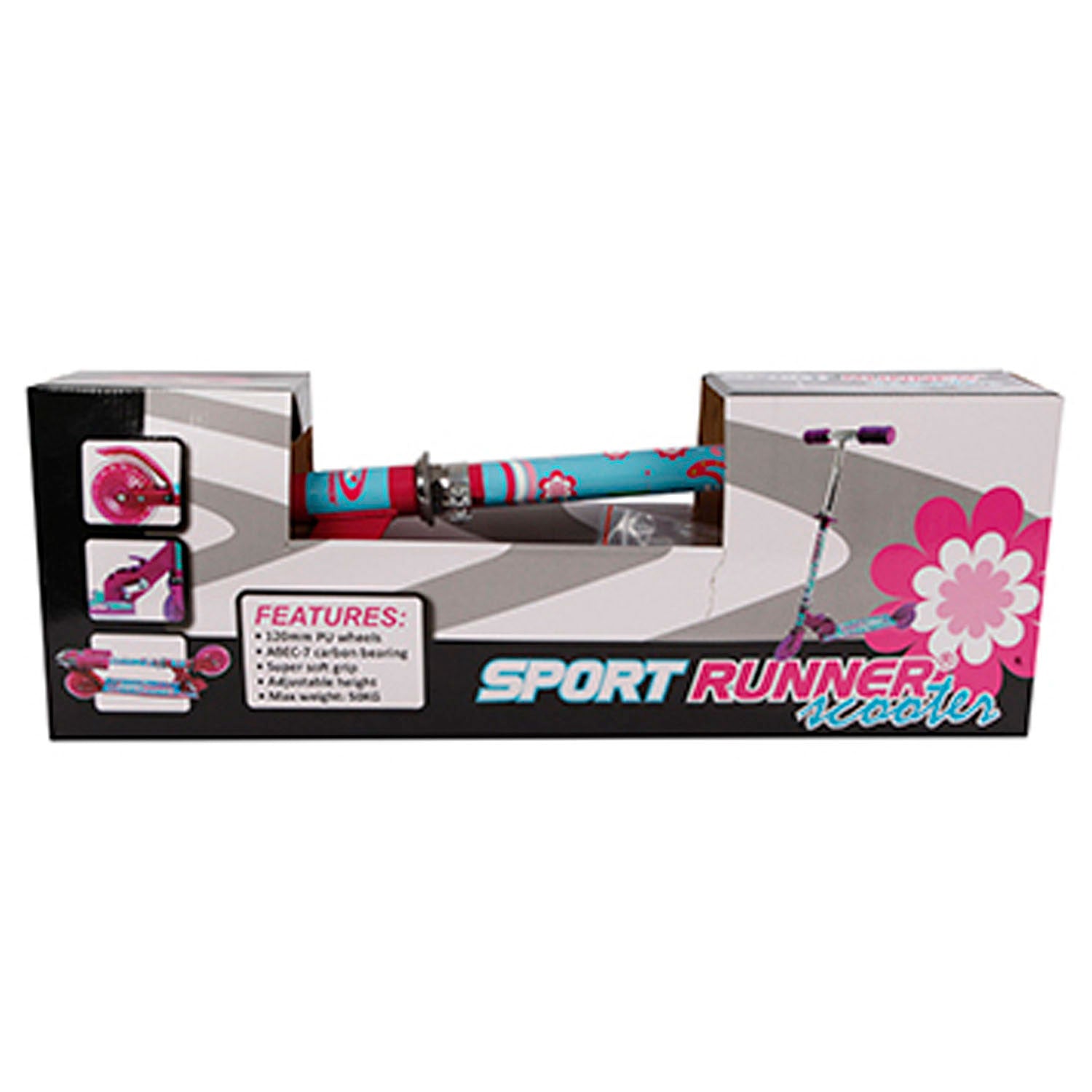 Sport runner step foldable pink