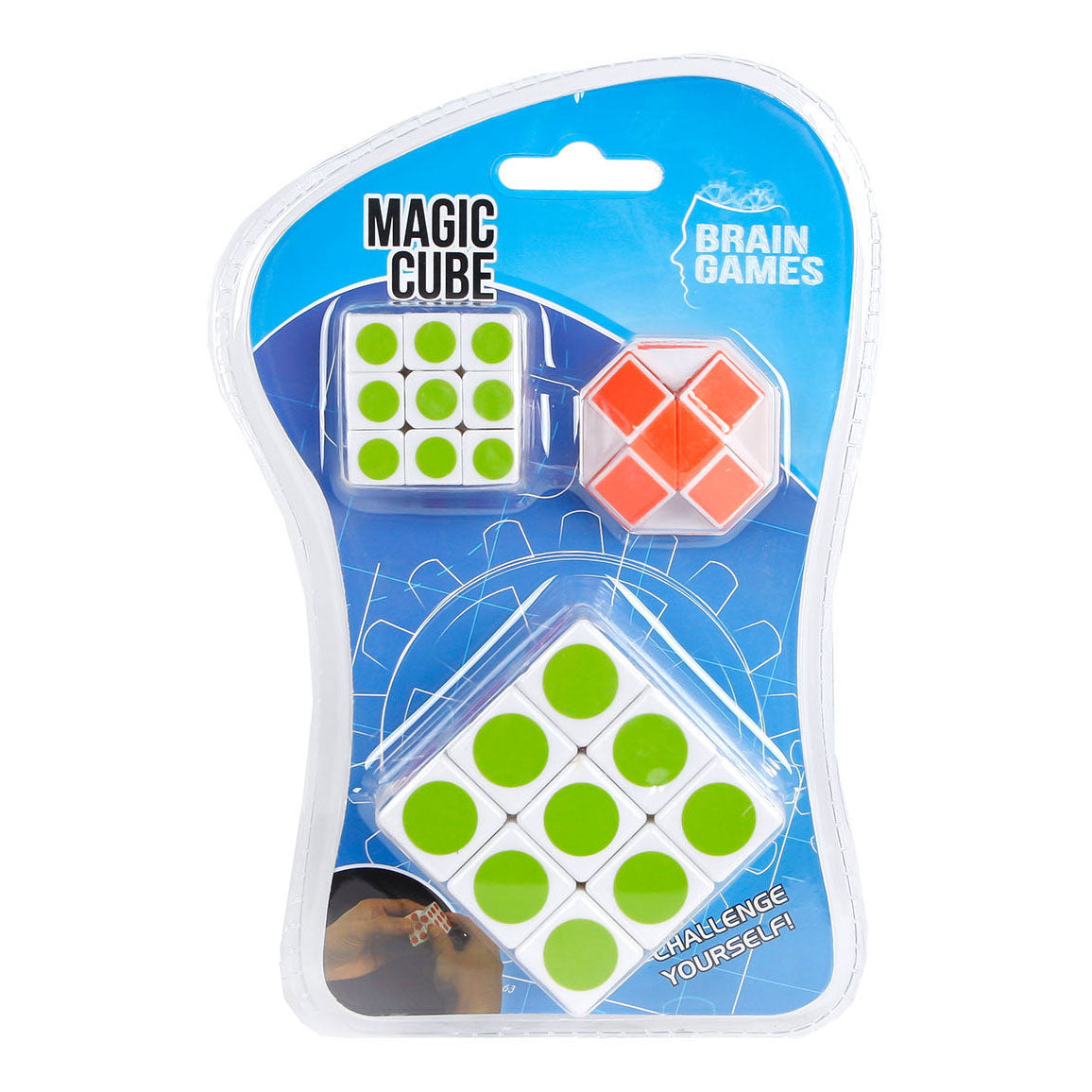 Brain games puzzle cube, set of 3