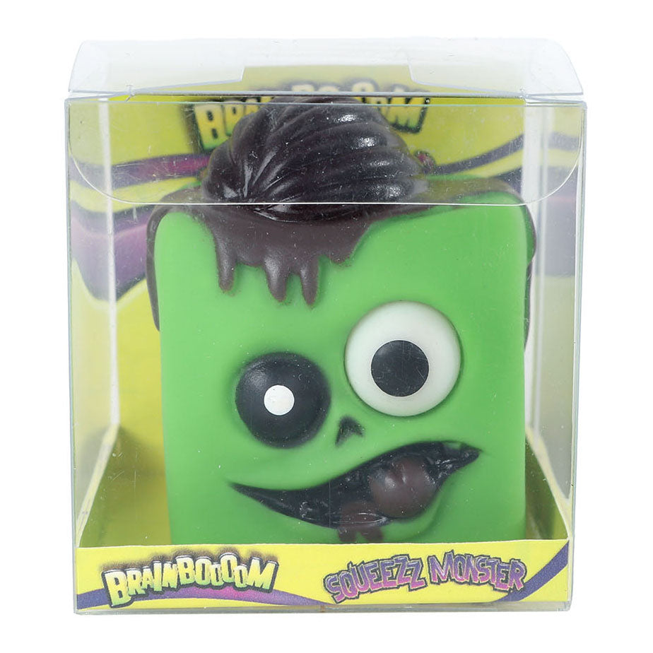 Brainbooom blokmonsters met uitpuilende ogen, 6cm