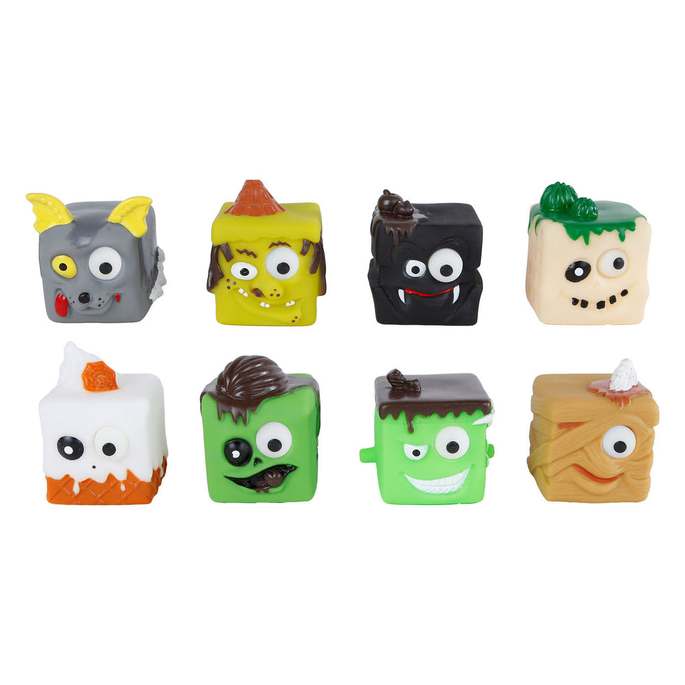 Brainboooom blokmonsters met uitpuilende ogen, 6cm