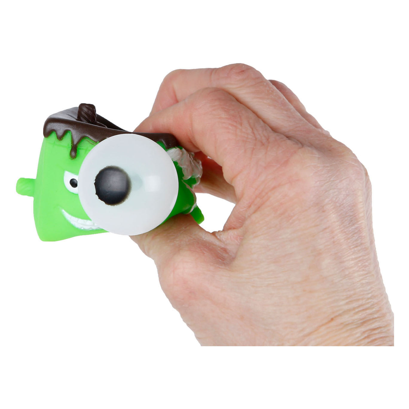 Brainbooom blokmonsters met uitpuilende ogen, 6cm