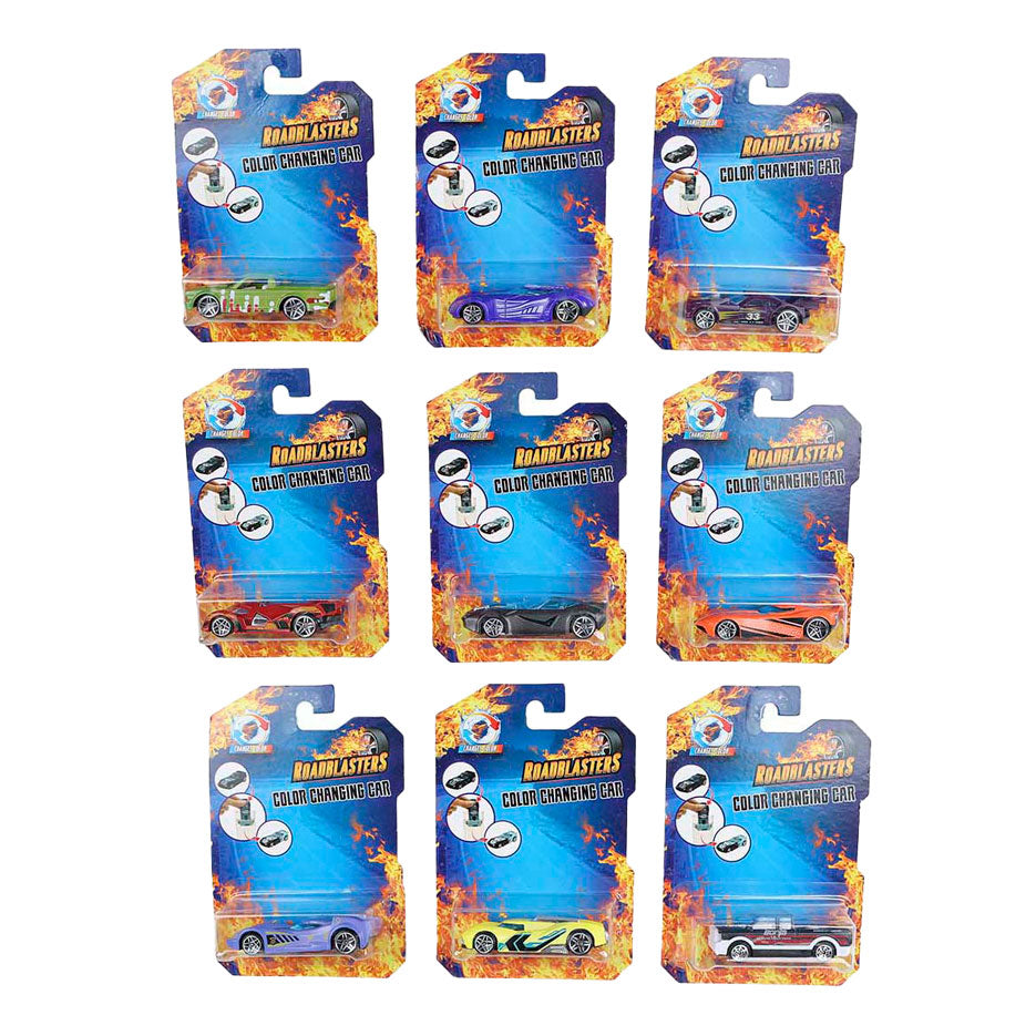 Roadstarblasters auto kleurverandering gegoten, 8cm