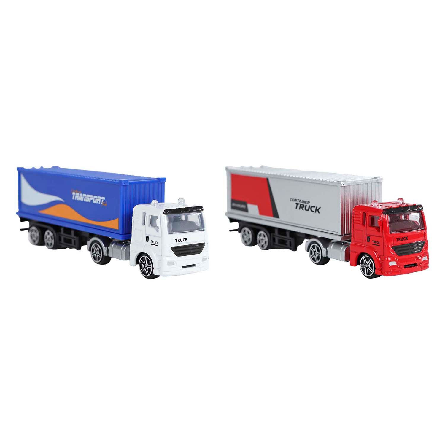 2-play vrachtwagen gegoten, 12cm
