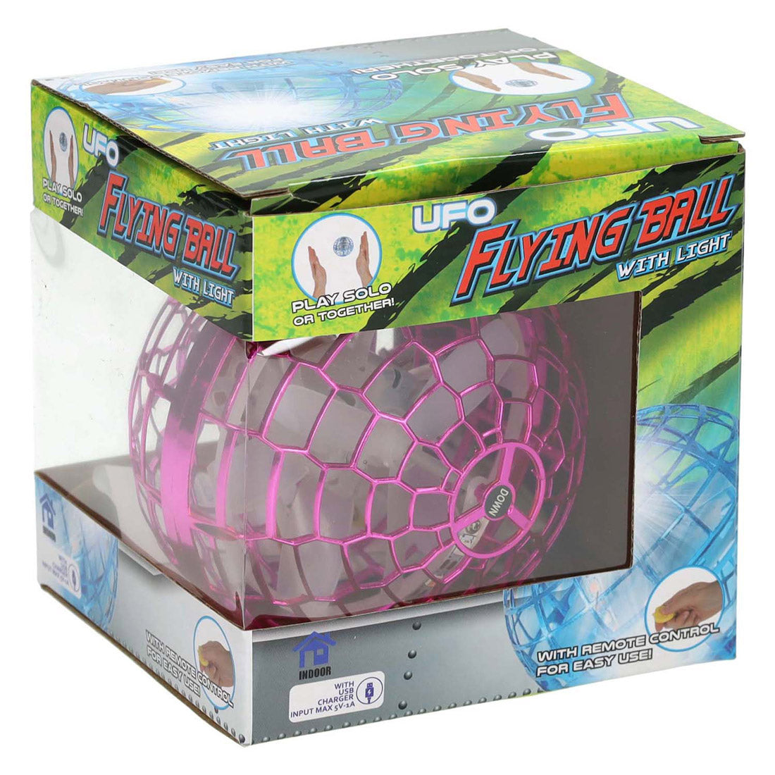 Ufo flying bal met licht usb