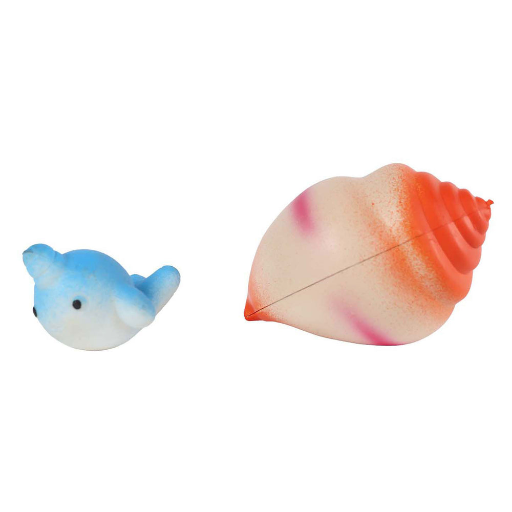 Destination deep schelp met groeiende zeedieren