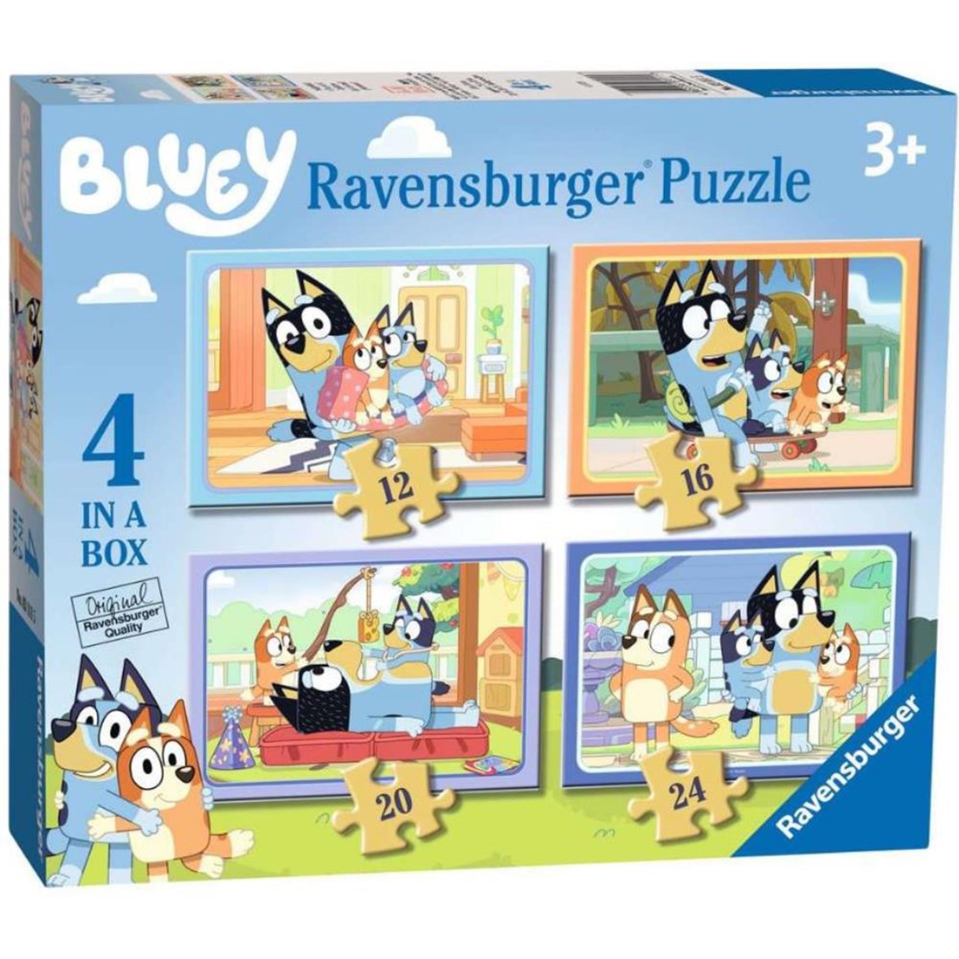 Ravensburger 4-in-1 puzzel bluey