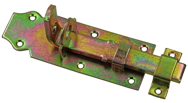 Mack 1069124 - hangslotschuif licht geel verz120 mm | 5 stuks