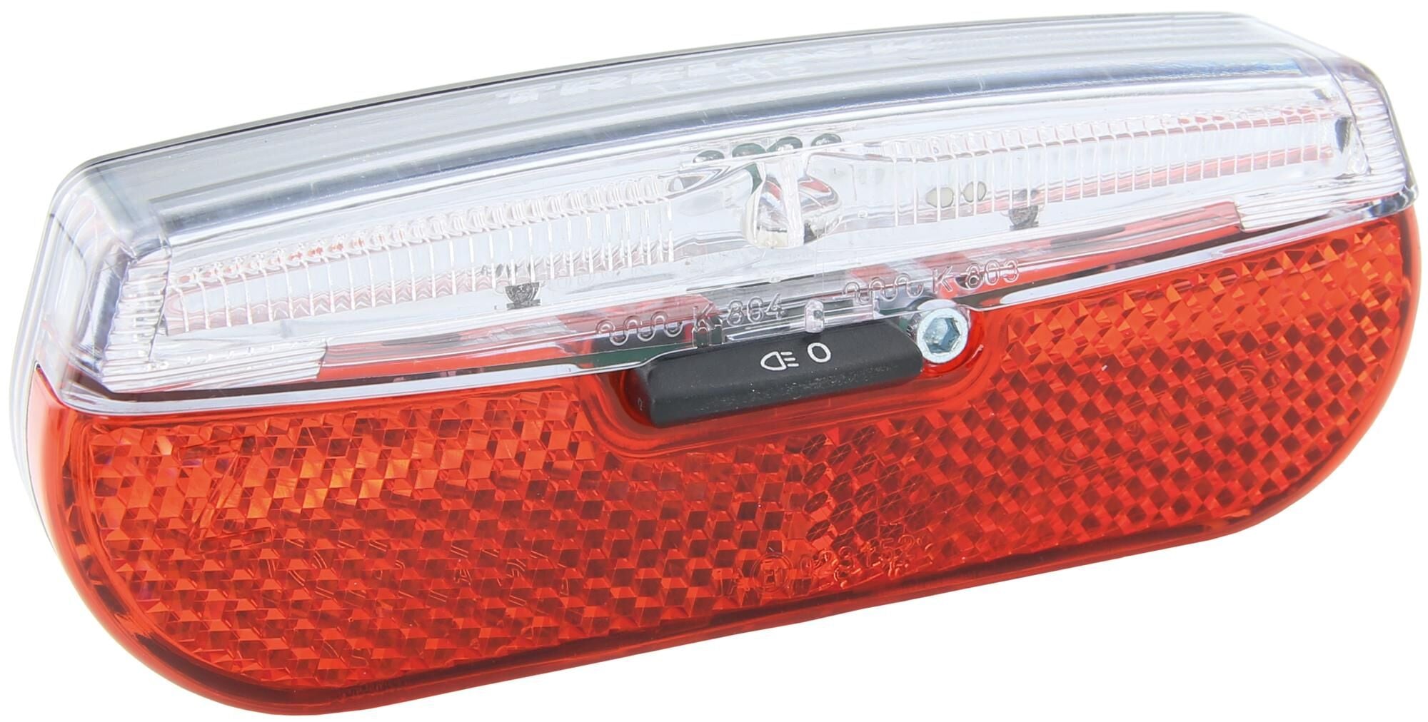 Trelock achterlicht trio flat rear light ls 812 black
