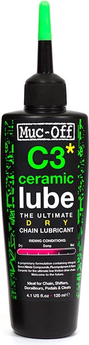 Muc-off dry lube c3 kettingolie ceramic 120ml