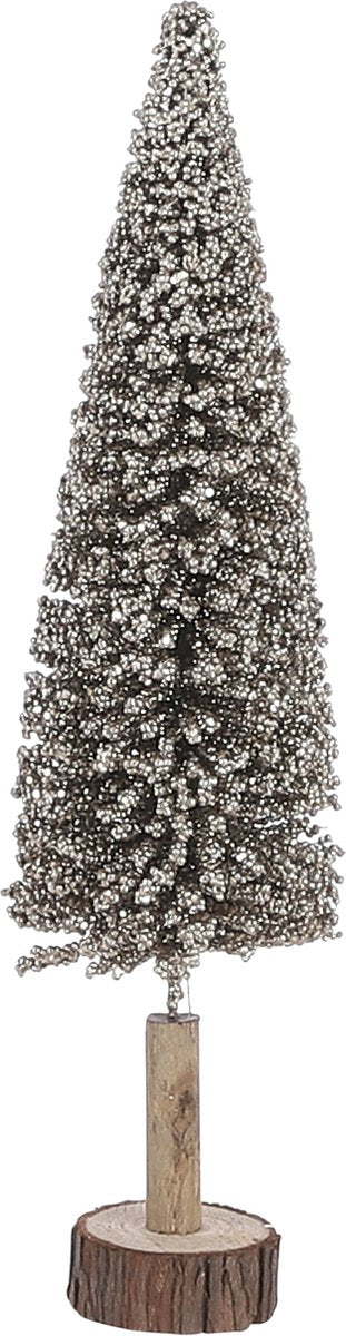 House of seasons decoratie boom - h50 x ø12 cm - champagne