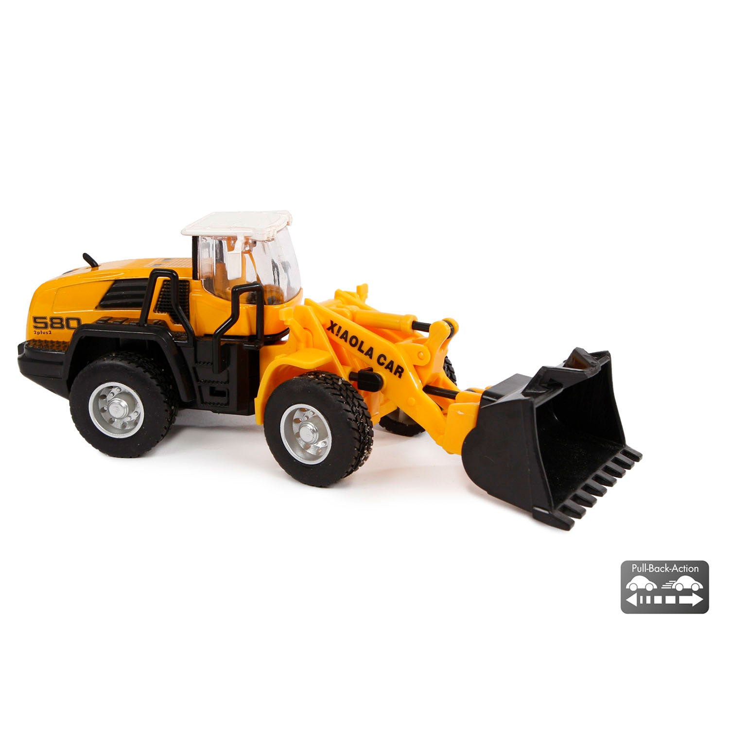 2-Play Die-cast Werkvoertuig met Schop, 16cm