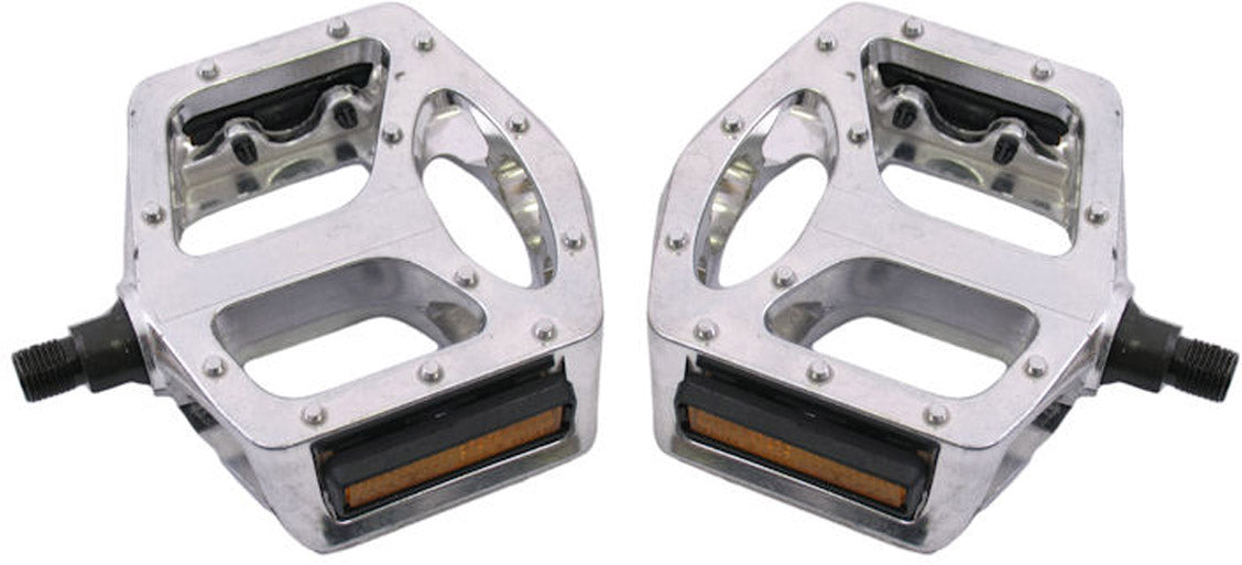 Pedaalset BMX Freestyle aluminium - zilver