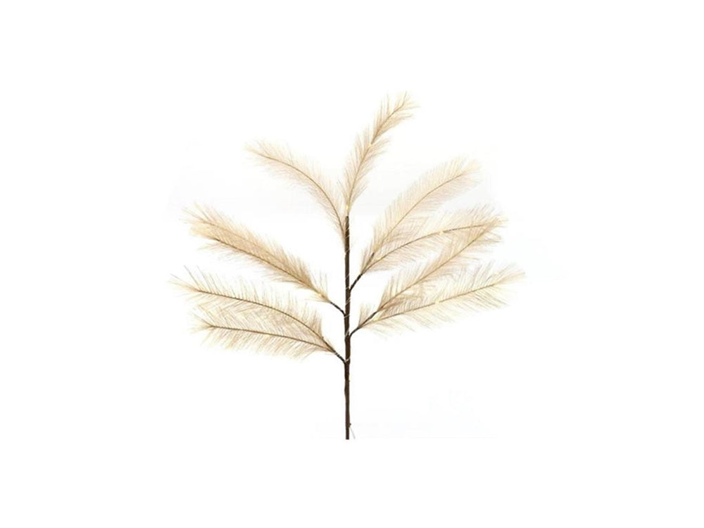 Hbx natural living pluimgras tak met verlichting led 72cm coffee