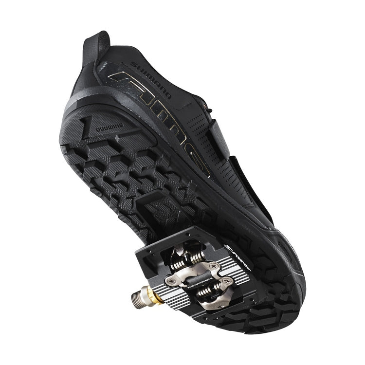 Pédalier Shimano Saint PD-M821 SPD + plateforme - noir