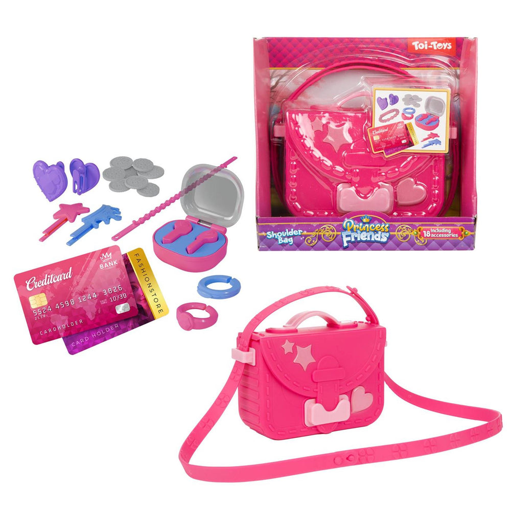 Toi-toys princess friends schoudertas met acc 12dlg 2ass +