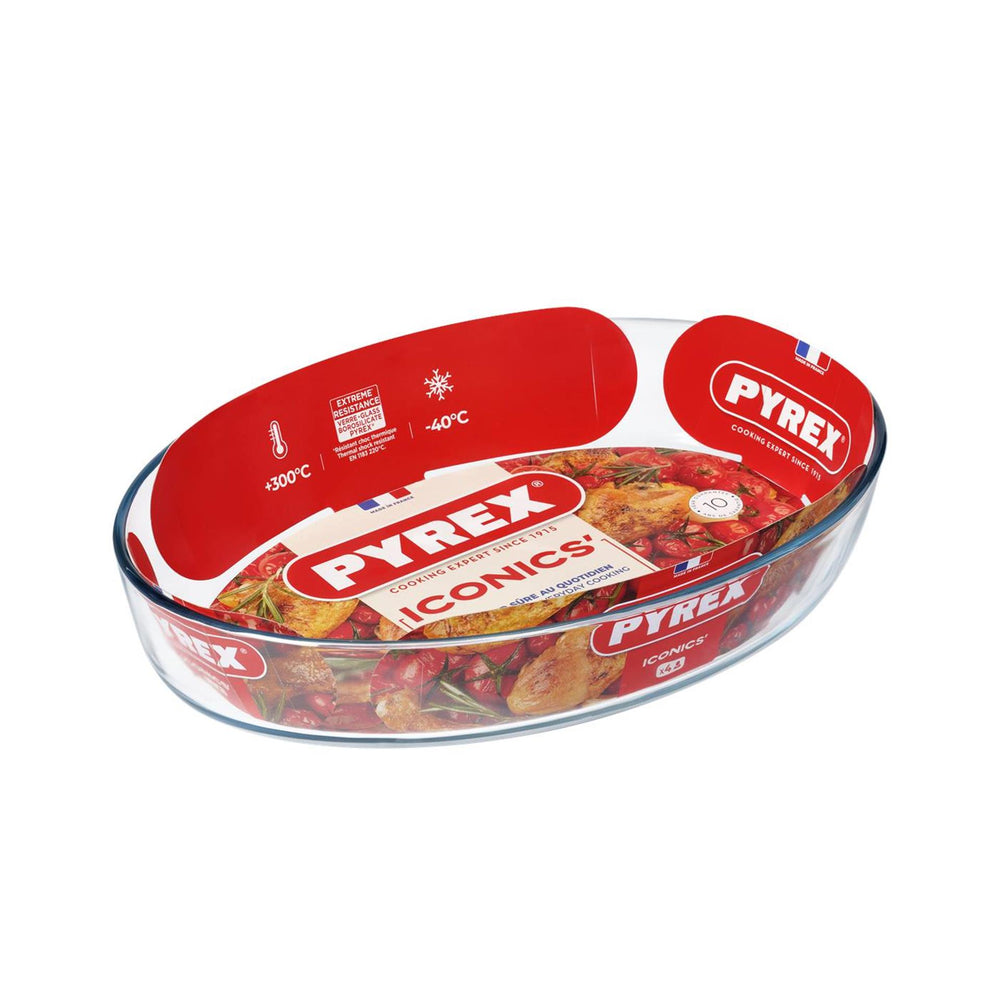 Pyrex ovenschaal ovaal 3l 35x24cm