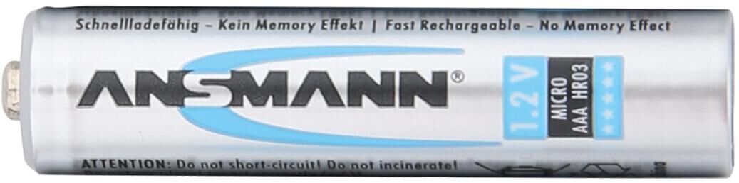 Ansmann accu's maxe rechargeable bat. maxe micro 4 piec.800 mah