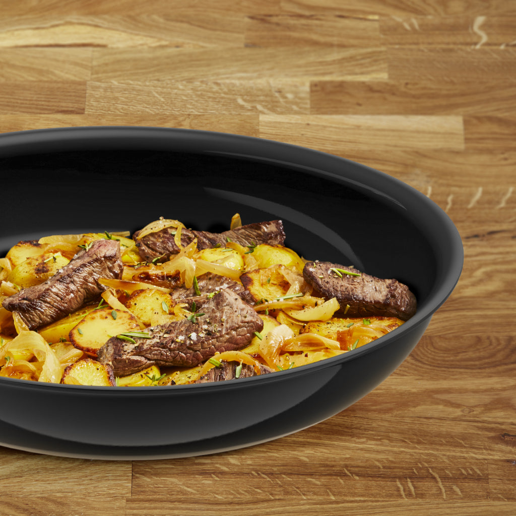 Tefal c47604 change zwart keramische volume 24 cm zwart