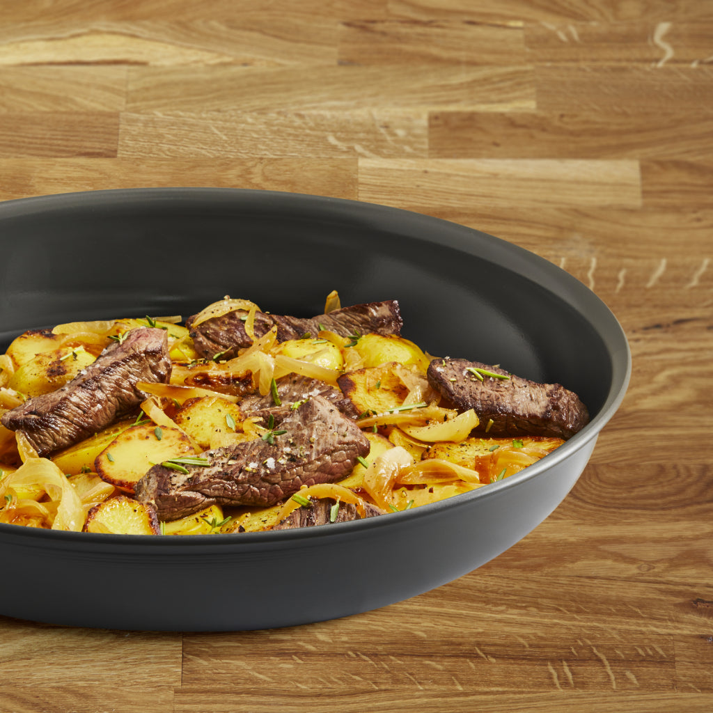 Tefal c47606 change zwart keramische volume 28 cm zwart