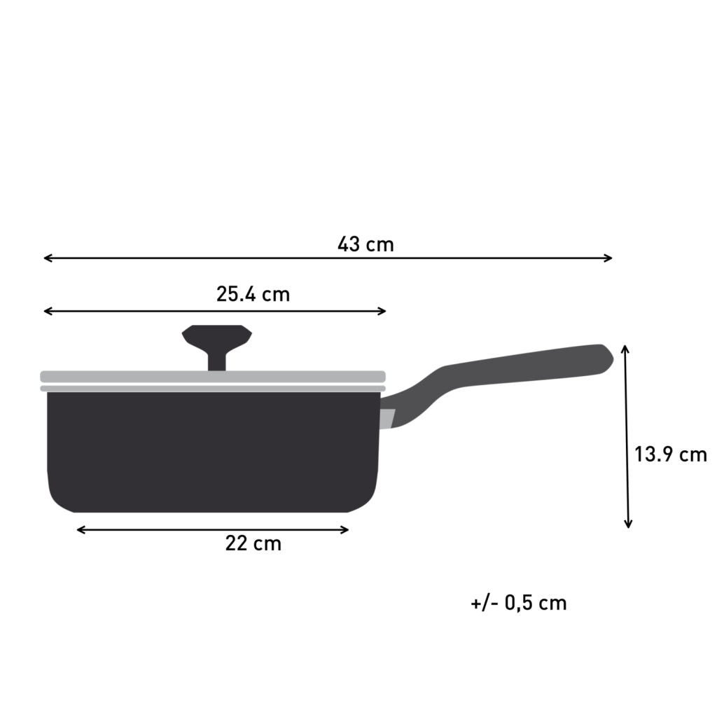 Tefal kookgerei tefal cook change keramische hapjespan 24 cm pfas-vrij met deksel keramische antiaanbaklaag geschikt voor inductie