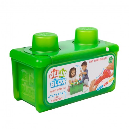 Goliath jelly blox storage box - constructiespeelgoed - zachte bouwblokken - pijnvrij spelen - vanaf 2 jaar - bpa vrij