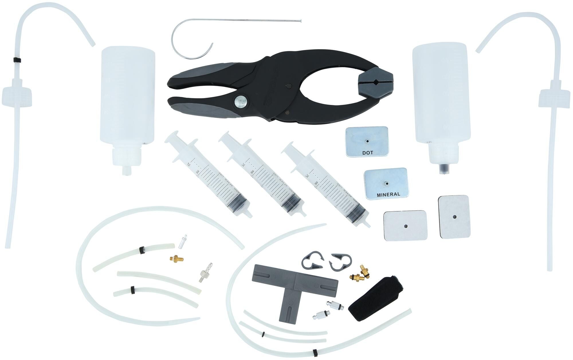 Cyclo ontluchtings- en vulset bleeding refilling set