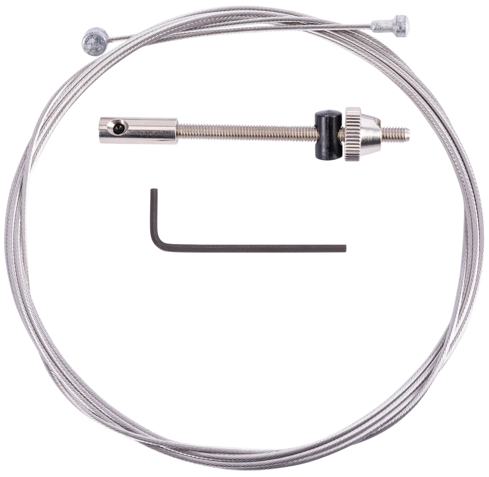 câble intérieur frein à tambour + embout vissé 225 cm