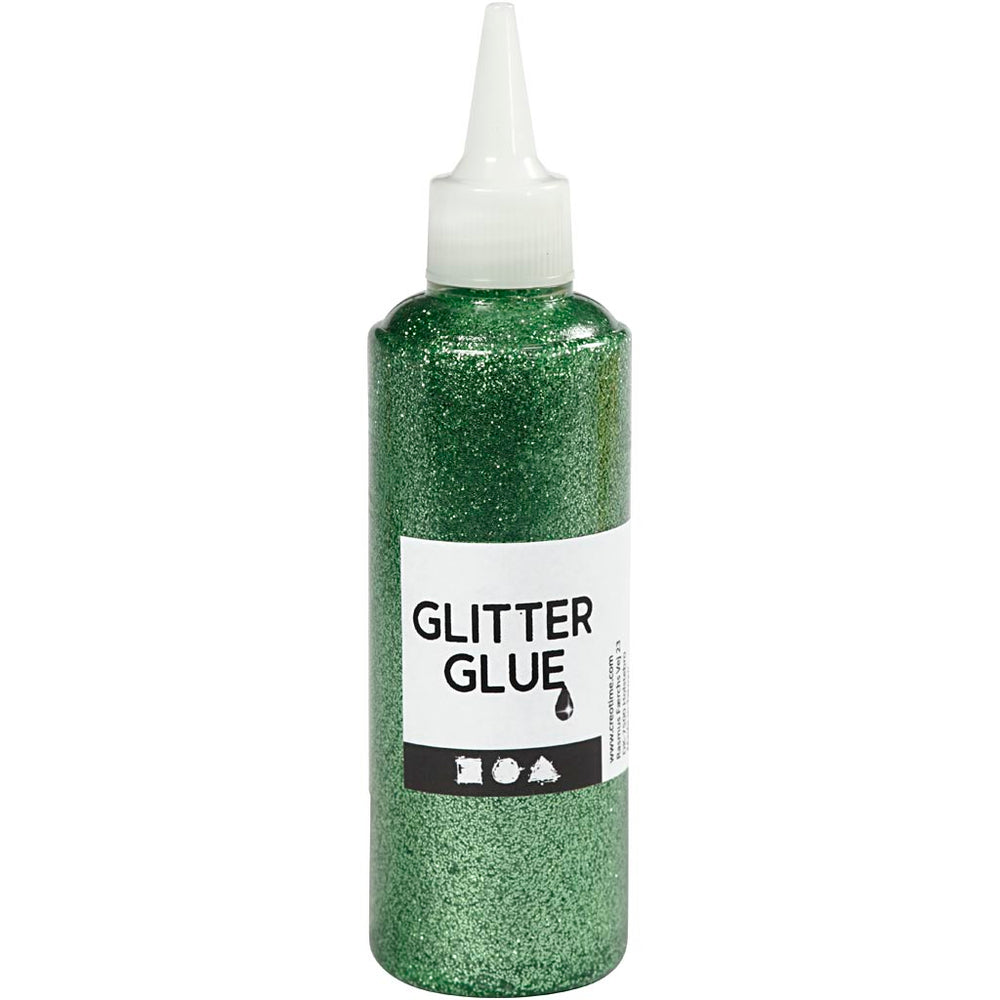 Creative company glitterlijm groen, 118ml