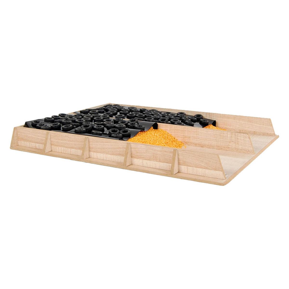 Kids globe sleufsilo hout 38x46x5 cm voor traktoren 1 32