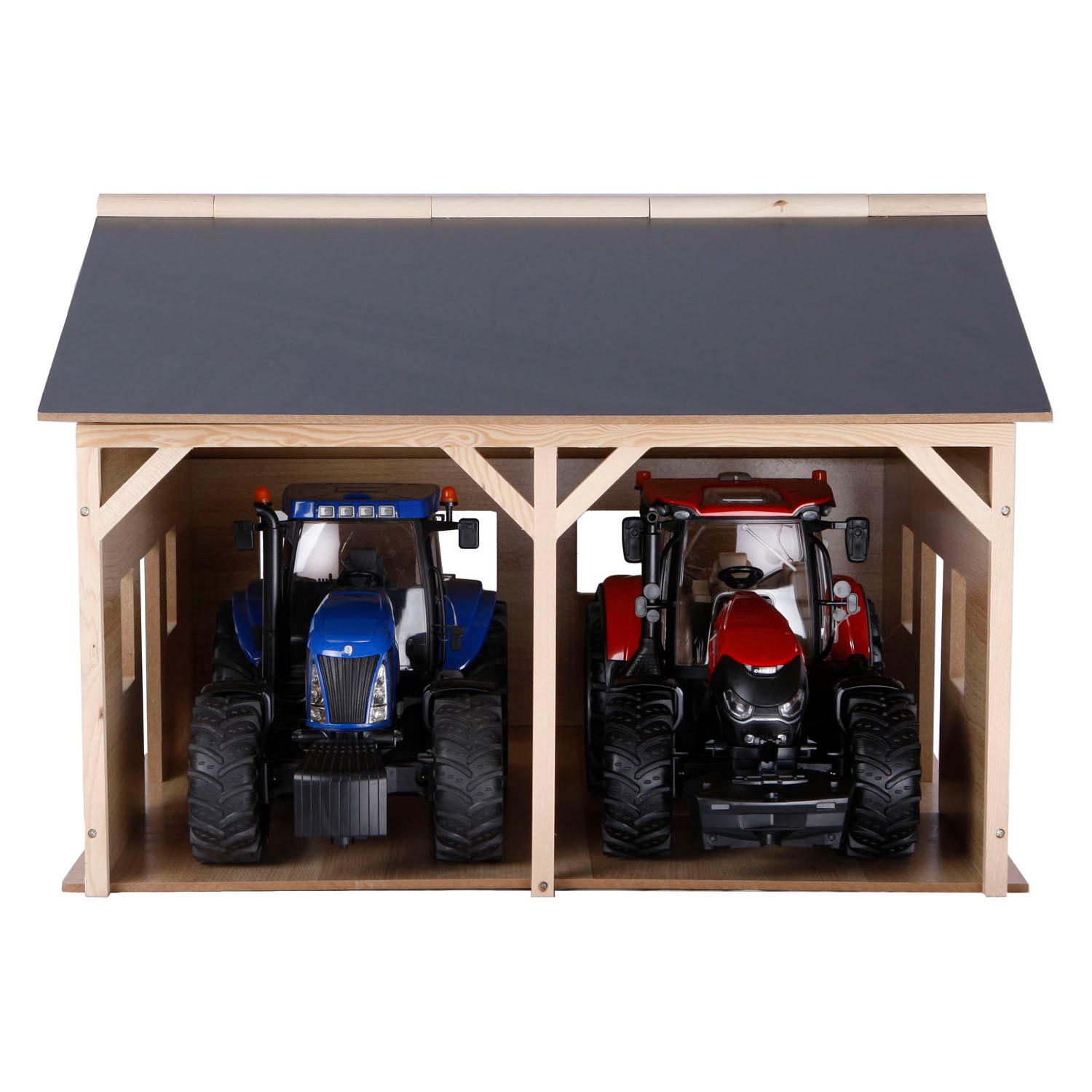Kids globe landbouwloods voor 2 tractoren 1:16 55x53x38cm ( exclusief tractoren)