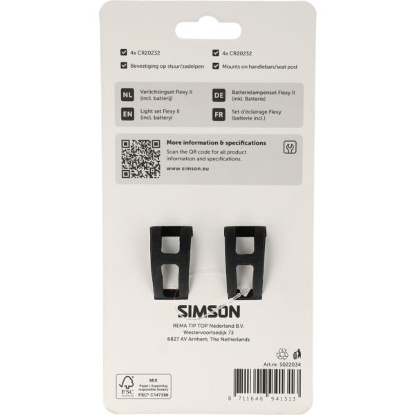 Simson verlichtingsset aurora flexy ii
