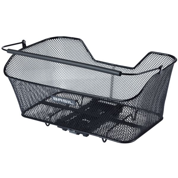Basil fietsmand base xl achtermand mik 44 x 23 x 17 cm - zwart