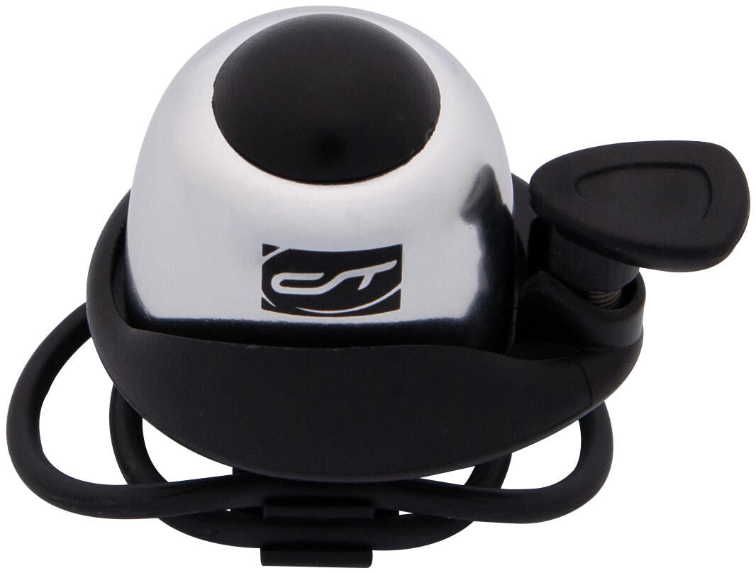 Contec fietsbel cup-a-ding ct bell cup-a-ding silver, o-ring